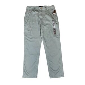 Lost Olive Khaki Green Chino Flat Front Pocketed Pants Men’s NWT 32’’ X 32’’